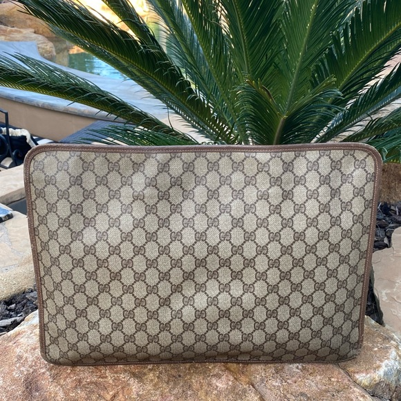 Get to work ! Rare GUCCI document/laptop  bag large envelope  clutch - Picture 4 of 14